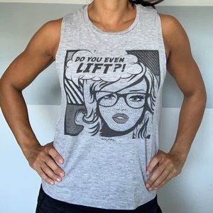 “Do you even lift?” Graphic Muscle Tank